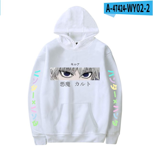 Full-time Hunter Hisoka Anime Surrounding Loose Plus Size Hooded Sweater Sweatshirt Fall Winter Student Style