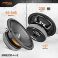 thumbnail image 2 of Altavoz Midbass PRV AUDIO 6MB200-4 v2 6.5" 200 W 4 ohmios, 2 of 6