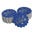 thumbnail image 1 of Inkdotpot 50 Pack Real Gold Foil Paper Tags Made With Love Text Favor Hang Tags, 1 of 6