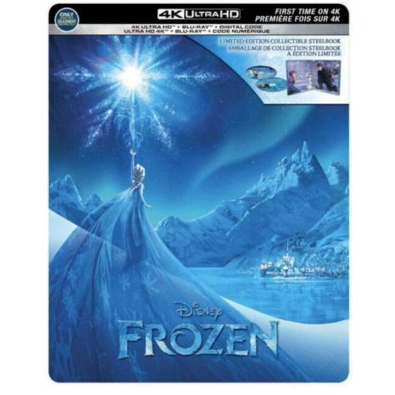 Frozen 4k Ultra HD blu-ray digital code limited edition collectible steelbook