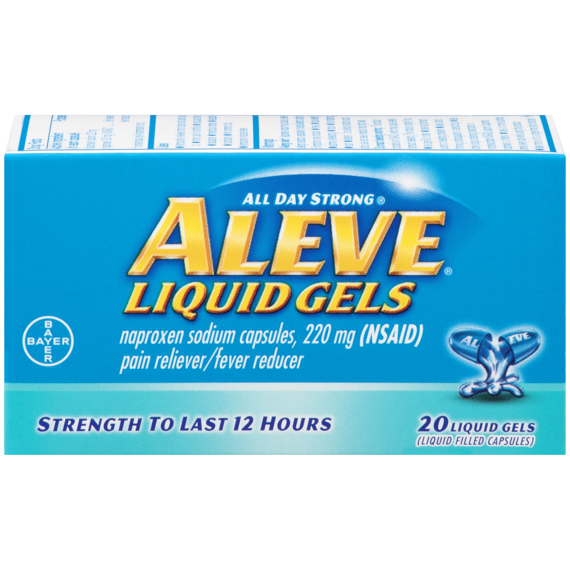 How long for aleve to kick in keep fever down