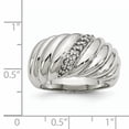 thumbnail image 6 of Stainless Steel Polished Crystal 4.50mm Band, 6 of 10