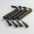 thumbnail image 2 of Spiral Cable Clock Spring Mechanical Keyboard Cable USB Charging Type C Braided Spiral Coiled Extension Portable Cable, 2 of 5