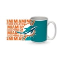 thumbnail image 1 of Rico Industries Nfl Football Miami Dolphins Taza De Café De Cerámica Blanca De 15 Onzas, 1 of 5
