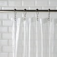 thumbnail image 2 of Magnetized Shower Curtain Liner PVC with Metal Grommets (Clear), 2 of 3