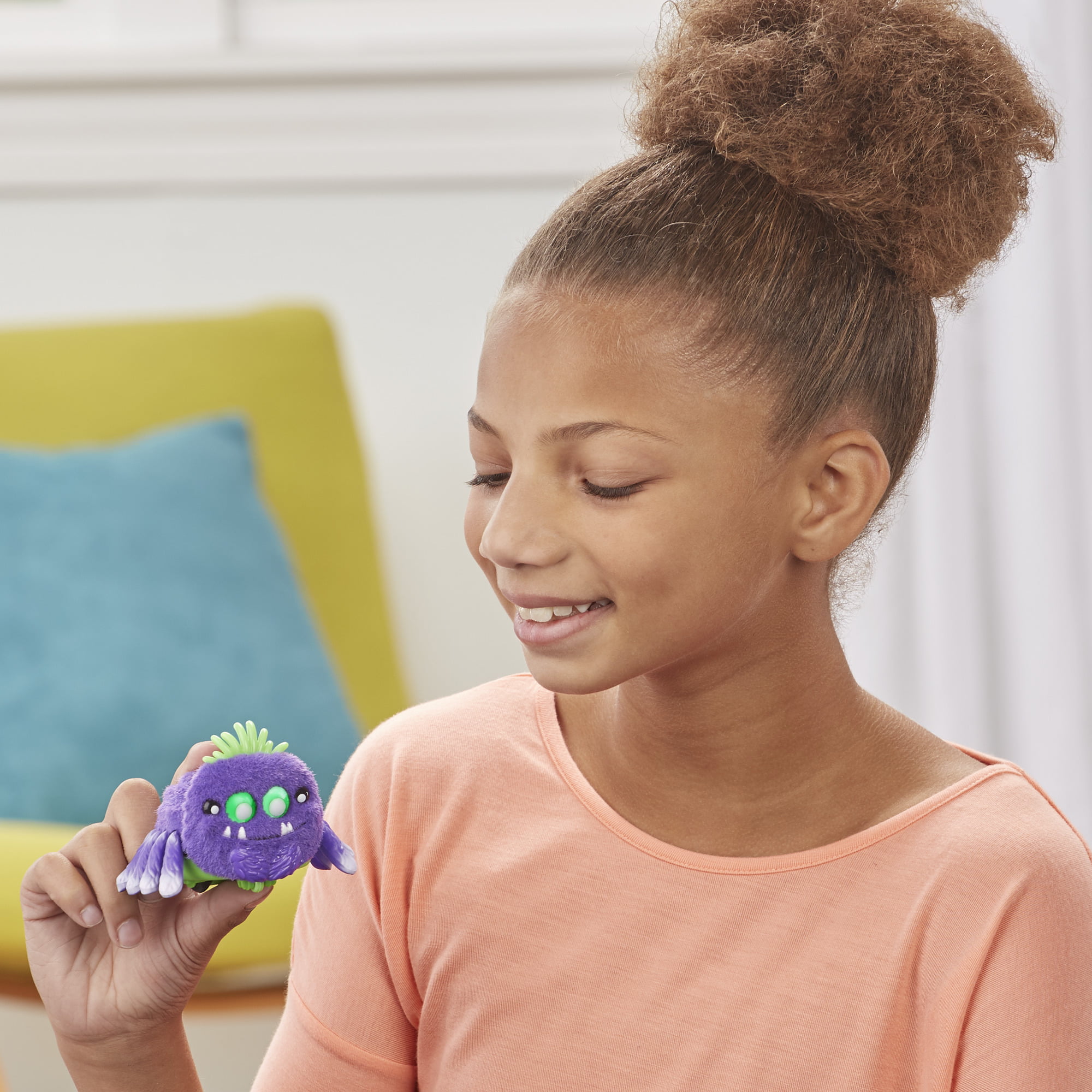 Hasbro Yellies Wiggly Wriggles Voice-activated Spider Pet Ages 5 and up for sale online