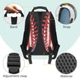 thumbnail image 5 of Yspwyqan Boys Backpack Set, Fire Flame Baseball Backpack and Lunch Box 4 Piece Large Capacity School Bag Fits 13 Inch Laptop Casual Daypack for School Camping, 5 of 7