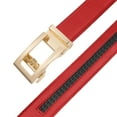 thumbnail image 3 of Daiosportswear Women's/Man's Automatic Leather Belt, No Holes Adjustable Design, Gold Buckle for Business & Casual Wear, 3 of 8