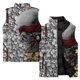 thumbnail image 3 of Chaqueta sin mangas de invierno con estampado de animales en 3D para hombre, chaqueta informal de moda con cremallera, chaleco cálido para deportes al aire libre, chaqueta para correr para hombre, 3 of 5