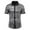Silver, variant on ALLLIST Short Sleeve Men's Shirts Collared Button Down Shirts Color Block Sequin Gold Clothing for Men