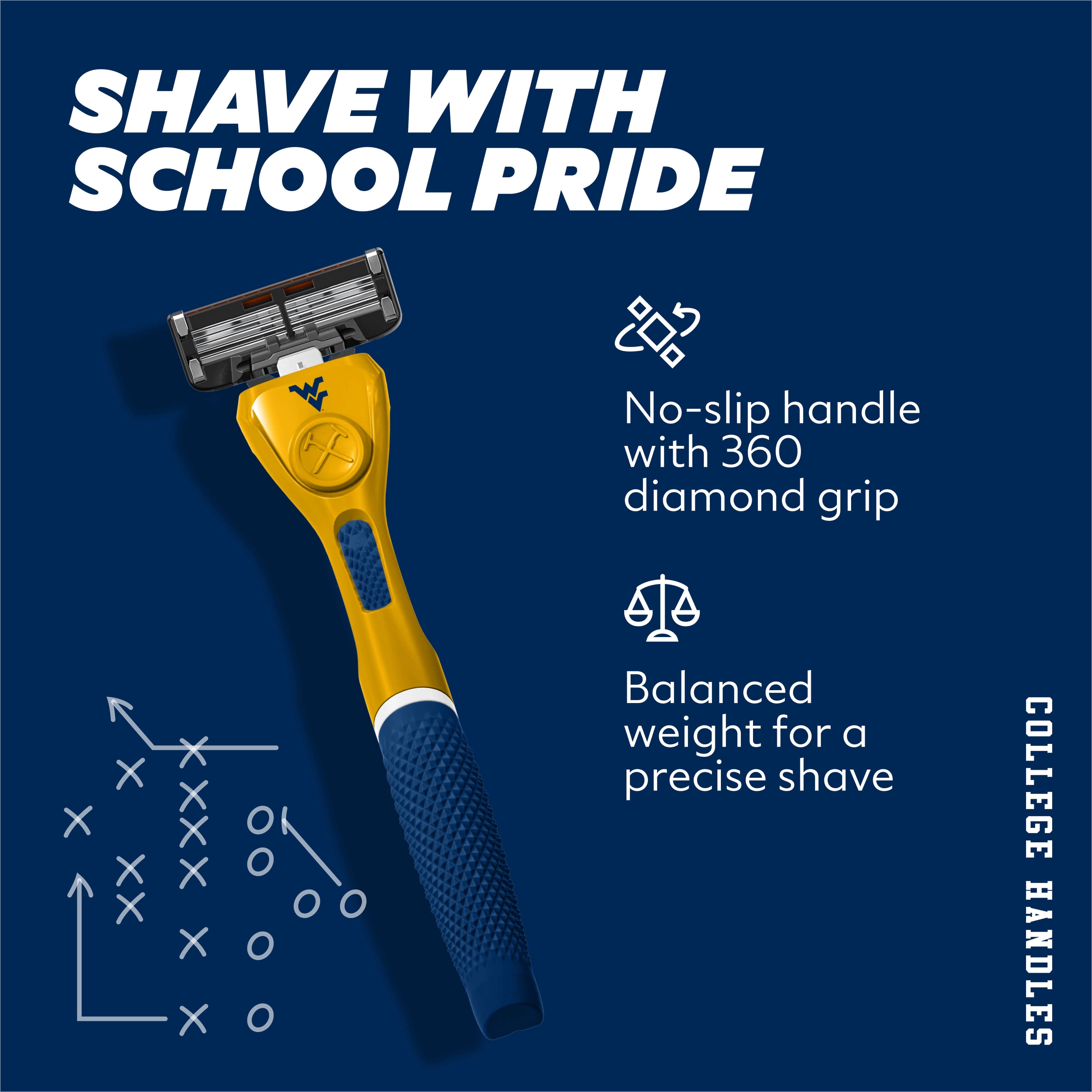 Dollar Shave Club West Virginia 6-Blade Razor Starter Set
