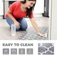 thumbnail image 5 of KOKHUB Kitchen Mat,1/2 Inch Thick Cushioned Anti Fatigue Waterproof Kitchen Rugs,Comfort Standing Desk Mat, Kitchen Floor Mat Non-Skid & Washable for Home, Office, Sink,"17.3x60"- Grey, 5 of 7