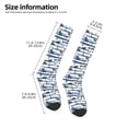 thumbnail image 2 of Logiee Retro Coconut Tree Print Gift Stocking Stuffers,Adult Stockings,Novelty Socks,Funny Socks Birthday Running Walking Sleeping, 2 of 6