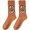 Brown, variant on Xijirk Funny Face Crew Socks Novelty Cartoon Print Cotton Socks Size:One Size