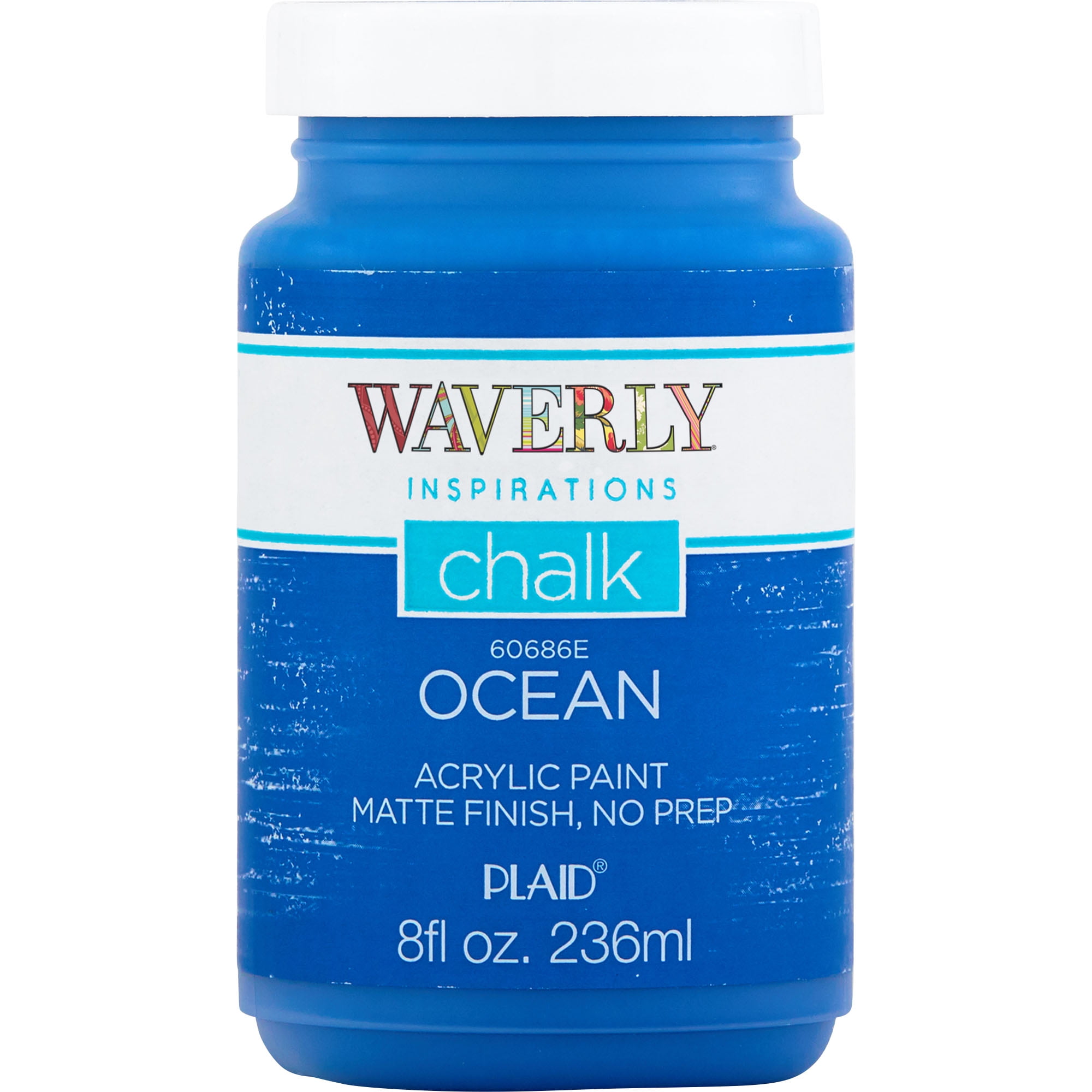 Waverly Inspirations Chalk Paint, Ultra Matte, Ocean, 8 fl oz