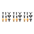 thumbnail image 1 of Toystoory 9x Massage Point Tools Plug-N-Play Vibration Massager Heads Type1 NO1, 1 of 1