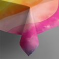 thumbnail image 4 of Colorful Tie Dye Wave Pattern Rectangle Tablecloth 60"x120",Waterproof Polyester Rectangle Table Cloth, Wipeable Spillproof Polyester Tablecloth for Dining, Camping, Indoor and Outdoor, 4 of 6