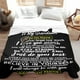 thumbnail image 2 of LHSHID Custom Grandson Blanket from Grandma Grandpa Personalized Boy Name Gift Super Soft Lightweight Throws Summer Travel Blankets Birthday Present Decor Bed Couch Sofa, 2 of 9