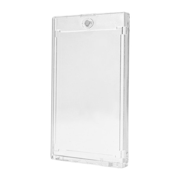 Protectores de tarjetas, organizador rígido, protección, funda de almacenamiento para tarjetas coleccionables Plata Magnética