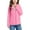 Pink, variant on ZyeKqe Girls Hoodie Jacket Zip up Fleece Warm Winter Coat Casual Solid Color Outwear Sweatshirts with Pockets
