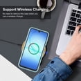 thumbnail image 6 of eBizWare For Samsung Galaxy A17 5G Case, Heavy Duty Rugged Shockproof Cover [Military Grade Protection] Dual Layer Cell Phone Case for Samsung Galaxy A17 5G - Mint Green, 6 of 8