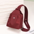thumbnail image 4 of Guardurnaity Mochila multibolsillos para mujer, bolso para mujer, mochila de color liso, mochila informal para mujer, capacidad para el pecho para Mochilas negro, 4 of 6