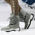 thumbnail image 5 of YOURDIARY Snow Boots For Women Winter Waterproof Shoes Faux Fur Warm Outdoor Boots Hiking Boots, 5 of 8