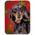 thumbnail image 2 of Carolines Treasures SC9363LCB Dachshund Winter Snowflakes Holiday Glass Cutting Board Large, 12H x 16W, multicolor, 2 of 2