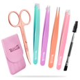 thumbnail image 1 of Juego de pinzas TSMaddts, 6 unidades, para mujer, con tijeras curvas, 1 of 8