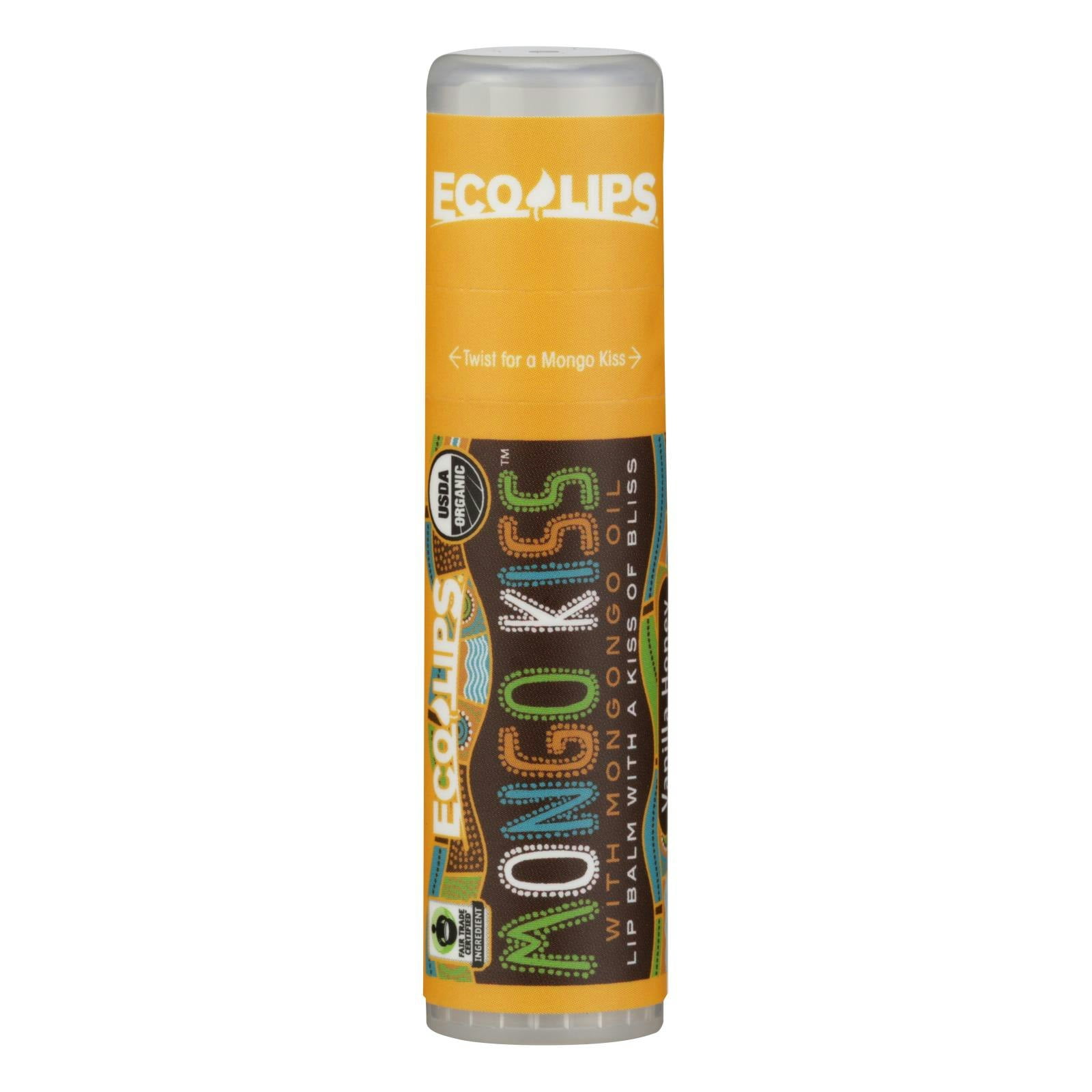 (Pack Of 15) Eco Lips Lip Balm Mango Van Hny Organic 0.25 Oz