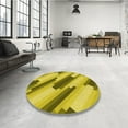 thumbnail image 3 of Ahgly Company Indoor Rectangle Patterned Rubber Ducky Yellow Area Rugs, 6' x 9', 3 of 6