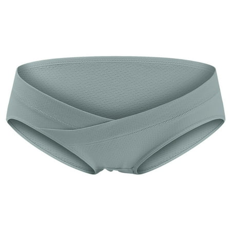 SUNYCUTER Women Low Waist Pregnancy Large Size Belly Support Fashion Breathable Pregnancy Briefs Women s Cotton Underwear High Waisted Ladies Full Coverage Panties High-Cut Stretch Cool Underwear