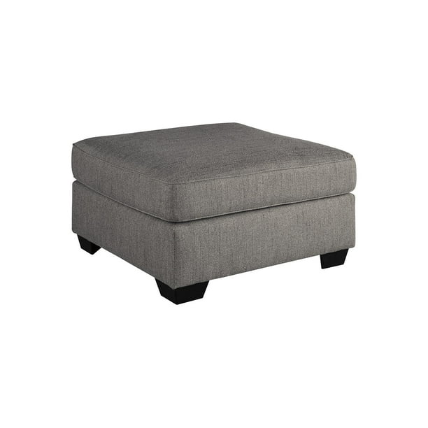 Signature Design by Ashley Larusi Dark Gray Oversized Accent Ottoman