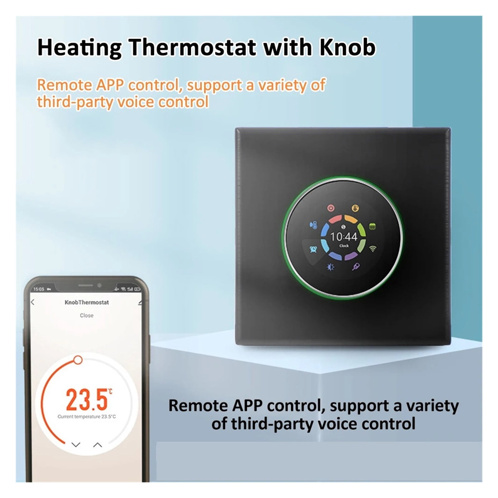 Smart Thermostat Gas Boiler Water Heating Thermostat Backlight/Temperature/Sensor/Time Temperature Calibration Adjustment ,Easy Installation