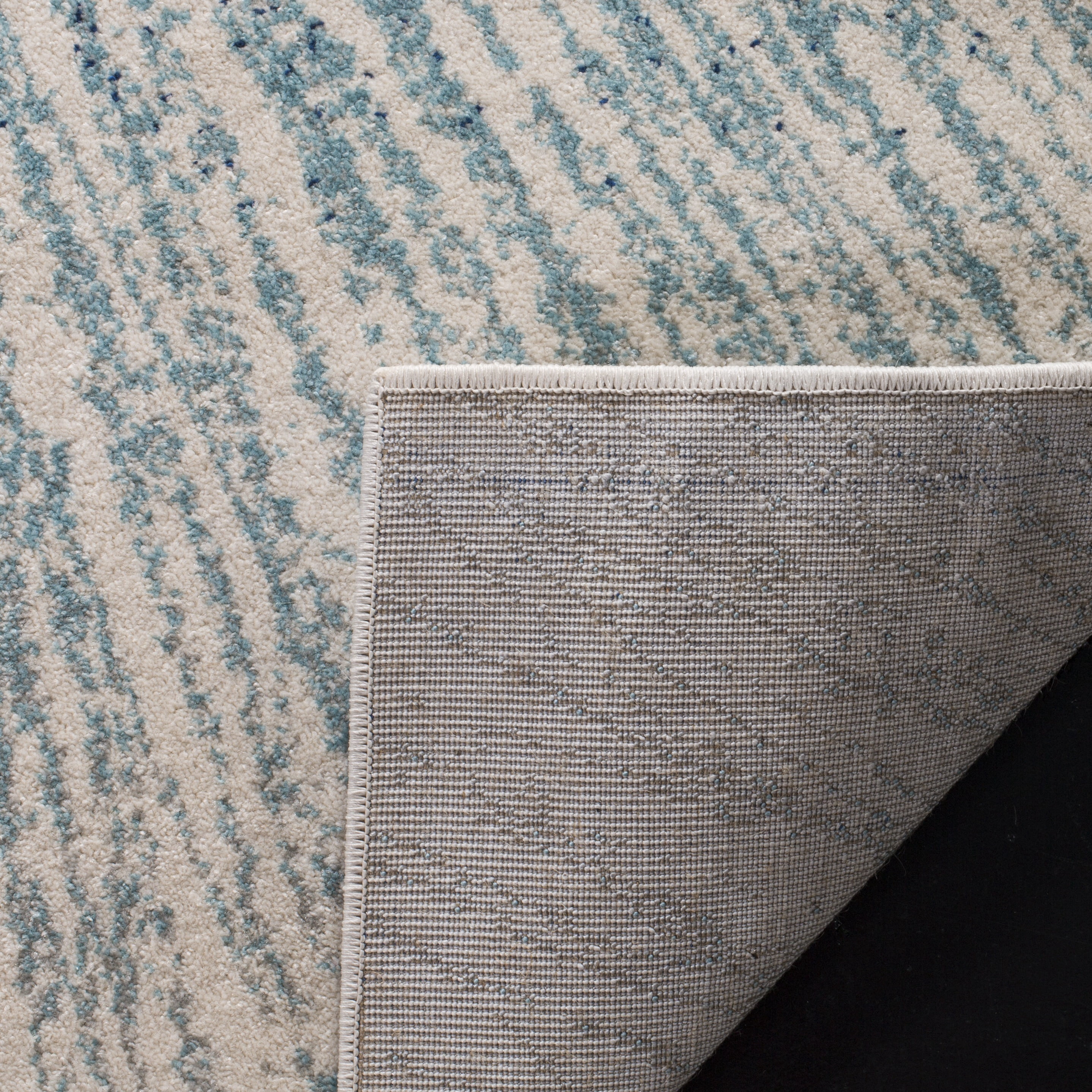 SAFAVIEH Evoke Vana Abstract Area Rug, Royal/Ivory, 8' x 10'