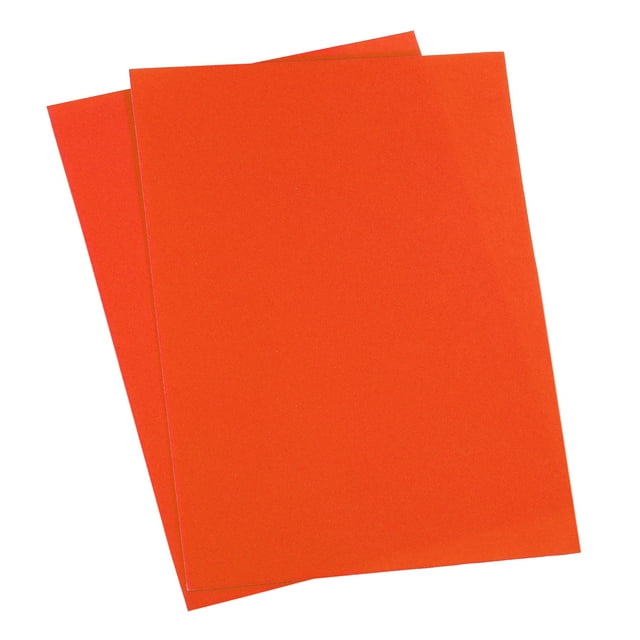 Unique Bargains Patchs de Réparation en Velours Auto-Adhésifs Orange 2 Pack