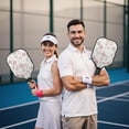 thumbnail image 6 of Pickleball Paddles Set,Pioneer Flower Floral Print Pattern Fiberglass Surface Pickleball Racket Set with 2 Indoor Outdoor Pickleball Balls and Pickleball Bag,Pickle-ball Equipment, 6 of 6