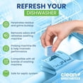 thumbnail image 4 of Tablets & Deodorizer – 24 Pack (12 Month Supply) Deep Cleaning Descaler Pods, Removes Limescale, Hard Water, Calcium, Grease & Odor, Septic Safe Heavy Duty for Dish Washer, 4 of 4