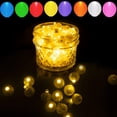 thumbnail image 4 of Luces LED para globos Aogist, redondas, amarillas, 100 unidades con pilas, 4 of 6
