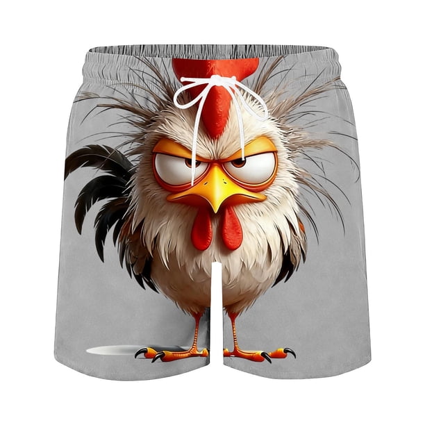 Pantalones de Cintura Elásticos con Cordón para Playa Y Natación, Tejido de Poliéster Ligero Y Transpirable para Uso Casual Y de Ocio