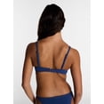 thumbnail image 3 of Kacey Lee Women's and Women's Plus Underwire Bikini Top with Seaming, Sizes XS-3X, 3 of 5
