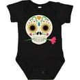 thumbnail image 3 of Inktastic DÃ­a De Los Muertos Skull with Flower Boys or Girls Baby Bodysuit, 3 of 5