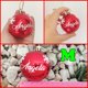 thumbnail image 5 of Bola de Navidad personalizada, adorno con nombre personalizado, adorno para árbol de Navidad, decoración navideña, bola roja colgante, regalo de Papá Noel, 5 of 5