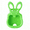 Green, variant on Easter Bunny Can Opener, Manual Pull Tab Opener For Cans, Fun Kitchen Tool For S & Teens, Easy Grip Design, Ideal For Home Kitchen Use
