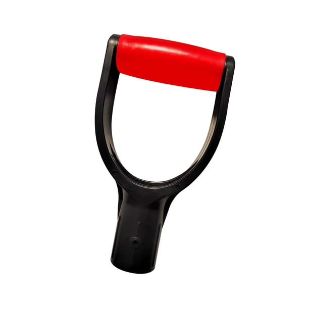 Empuñadura de pala Mango de pala Reemplazo Mango en D Soporte de pala Fácil de instalar Mango de pala de nieve Empuñadura de pala para accesorios de rojo DYNWAVEMX Mango de pala de repuesto