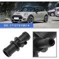 thumbnail image 2 of Car Coolant Hose Connector T-Joint Compatible with R52 R53 17127518614 Plastic Replacement Parts, 2 of 4
