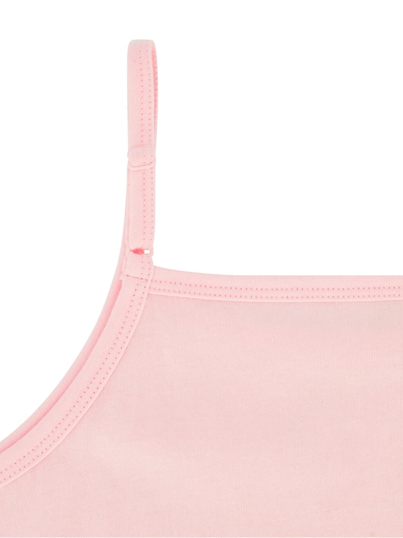 Camsole vntage en lane et coton avec décolleté floral en Blanc Cassé