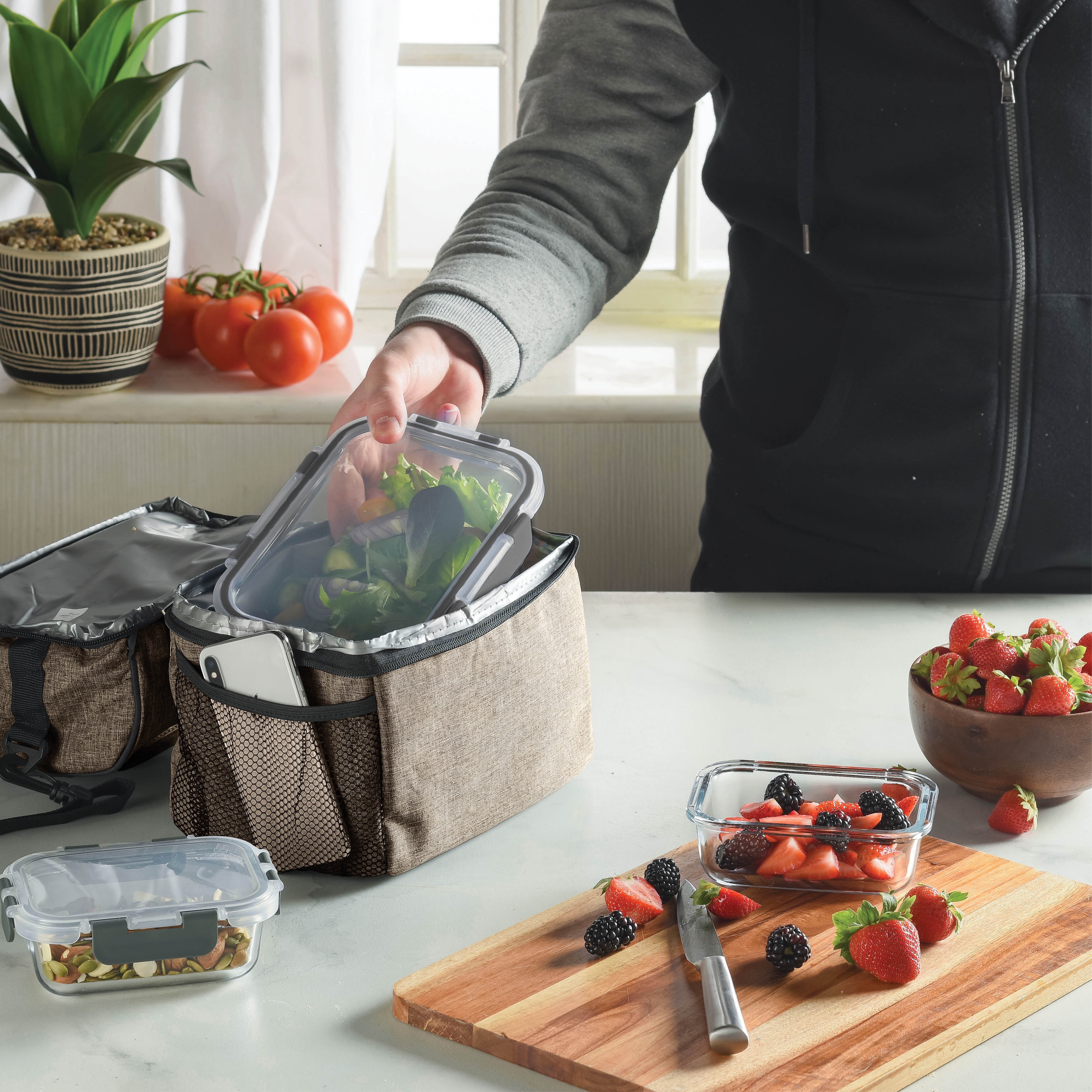 cross body lunch bags