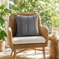 thumbnail image 4 of 18x18 Inch Solid Color Soft Pile Throw Pillow Cover Textured Square Cushion Cover for Sofa and Living Room Decor, 4 of 8
