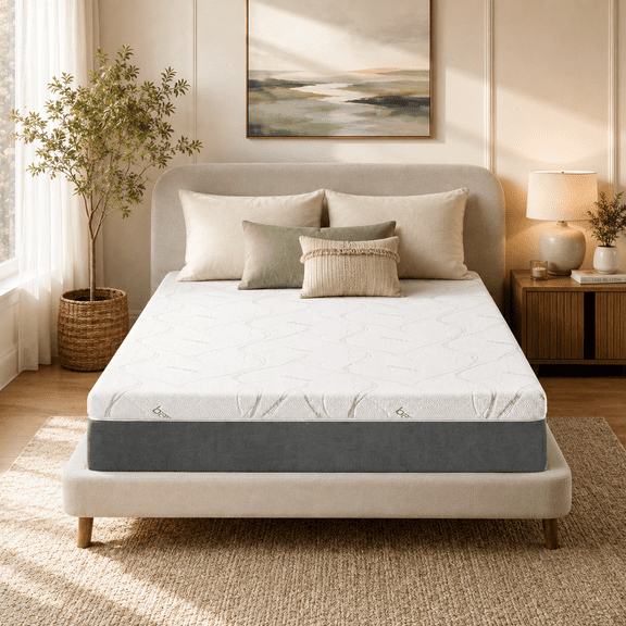 14 Inch Queen Memory Foam Mattress, Medium Firm - CertiPUR-US Certified Memory Foam Filled for Pressure Relief, Breathable & Washable Cover,Mattress in a Box